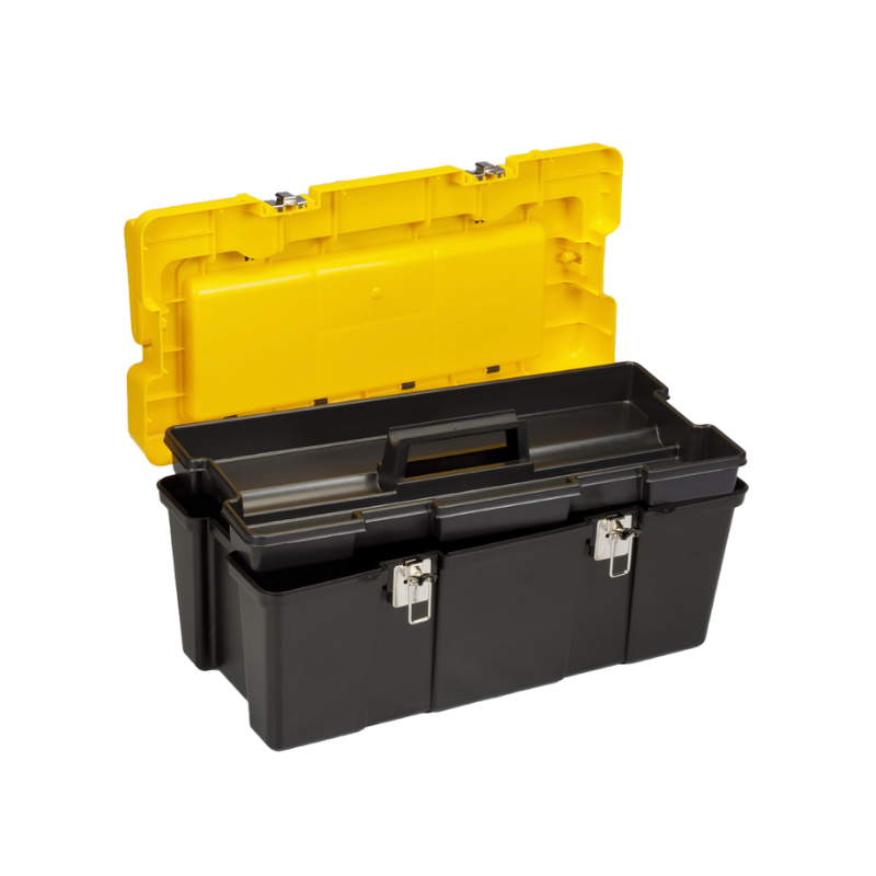 Boite à outils avec plateau amovible et organiser