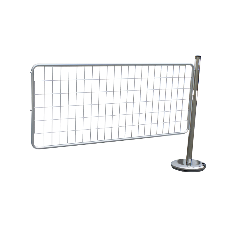 Kit poteaux acier avec grille