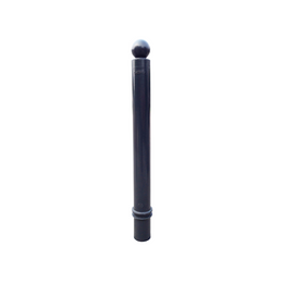 Poteau à mémoire de forme à sceller Ø 80 mm tête cylindrique - 930 mm, vert RAL 6005