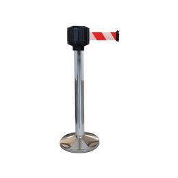 Poteau de guidage extérieur à sangle longue portée 10m – Sangle 100mm indéchirable, dispositif anti-panique