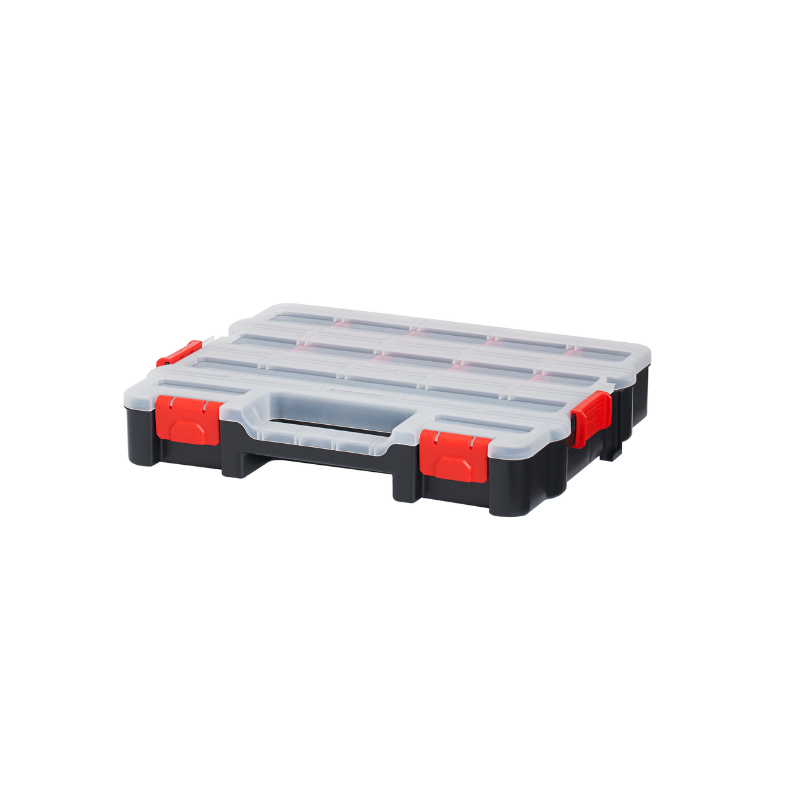 Mallette polypropylène à compartiments et séparateurs amovibles
