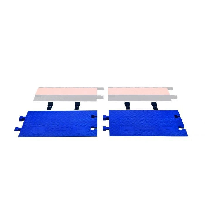 Rampes ADA pour passe-câble Guard Dog® profil bas 5 canaux – Checkers