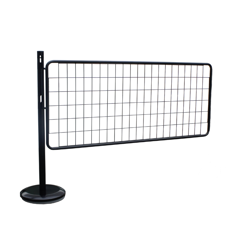 Kit poteaux acier avec grille