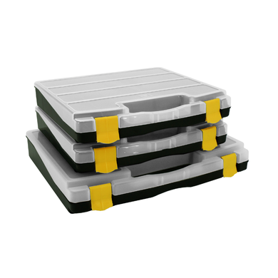 Mallette à cloisons fixes 10 ou 24 cases - transport et rangement organisé