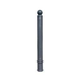 Poteau à mémoire de forme à sceller Ø 80 mm tête cylindrique - 930 mm, vert RAL 6005