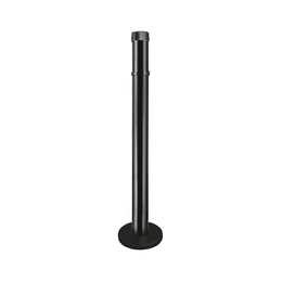 Poteau de guidage à sceller aluminium noir – 6 sangles