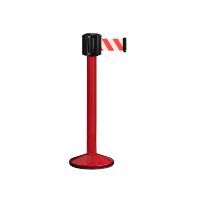 Poteau de guidage extérieur à sangle longue portée 10m – Sangle 100mm indéchirable, dispositif anti-panique