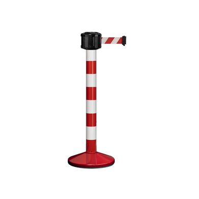 Poteau de guidage extérieur à sangle longue portée 10m – Sangle 100mm indéchirable, dispositif anti-panique
