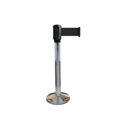 Poteau de guidage extérieur à sangle 4 m - Base lestée aluminium Ø80 mm