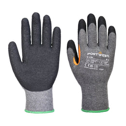 Gant Chantier A106 Latex Renfort Pouce Gris/Noir Taille S-XXL Portwest