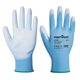 Gant Enduit PU A120 Bleu Taille XS à XXL Portwest