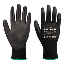 Gant Manutention A123 PU Sans Latex Noir Taille XXS-XXL Portwest