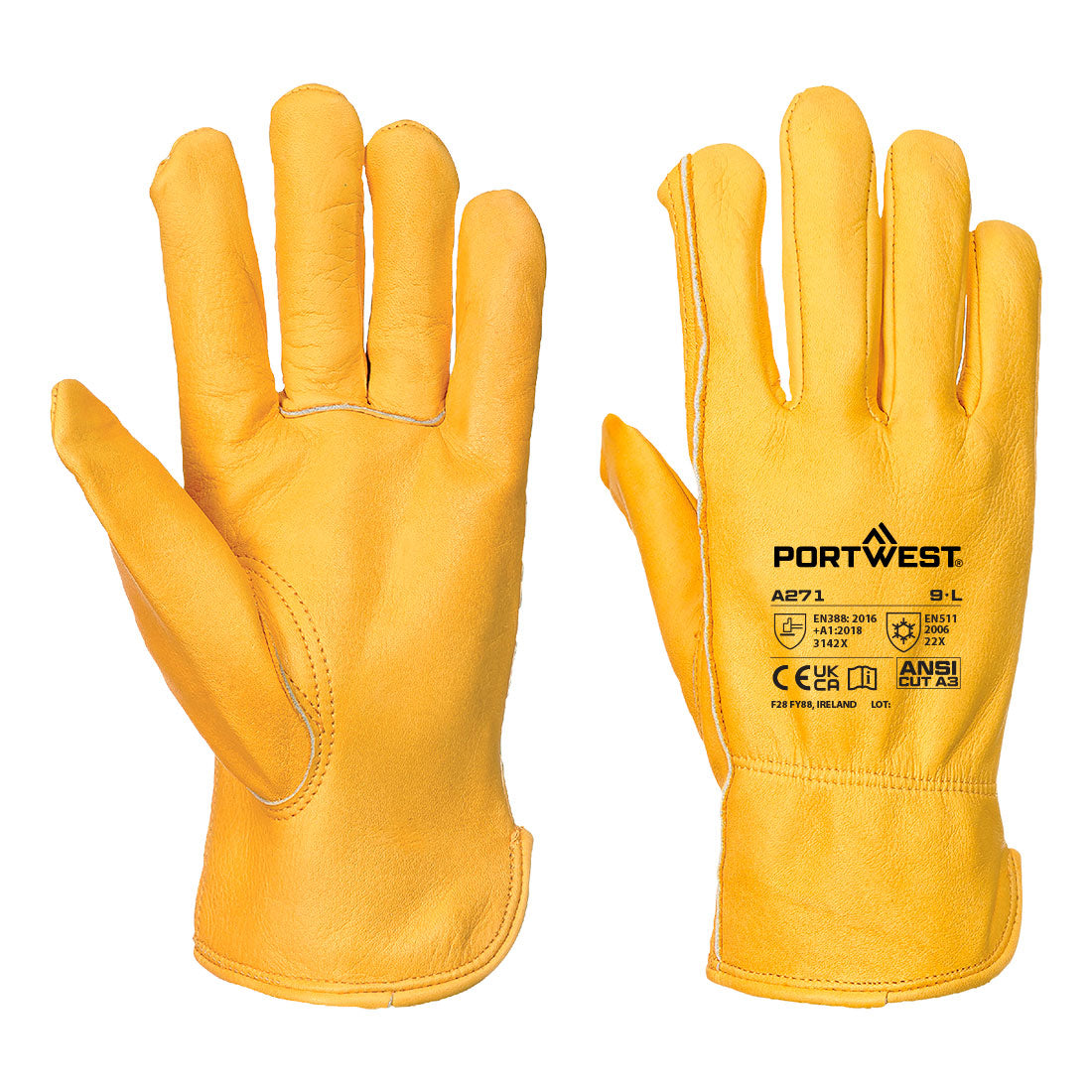 Gant Driver cuir matelassé