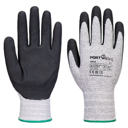 Gant Grip A312 Nitrile Aéré Jauge 13 Gris/Noir Taille S-XXL Portwest