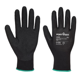Gant Grip A335 Dermi-Grip NPR15 Nitrile Sablé Noir Taille XS-XXL Portwest