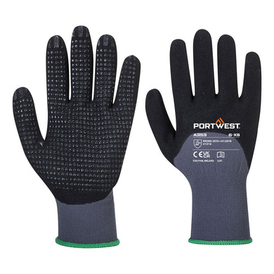 Gant Nitrile Mousse ¾ Paume Picots