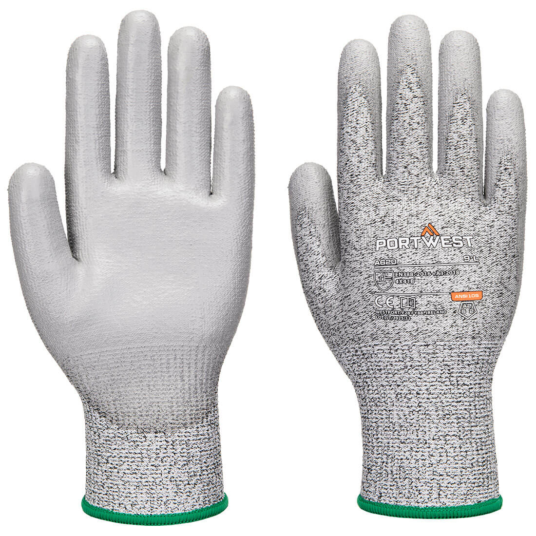 Gant Anti-Coupure B Paume PU Sans Couture