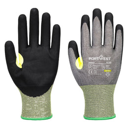 Gant Anti-Coupures CS E21 Nitrile A652 Gris/Noir Taille XS-XXL Portwest