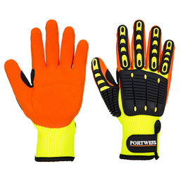 Gant Impact 13 Paume Renforcée Nitrile A721 Jaune/Orange Taille S-XXXL Portwest
