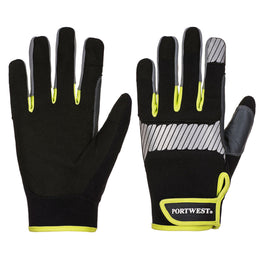 Gant Manutention A770 Usage Général Noir/Jaune Taille S-XXL Portwest