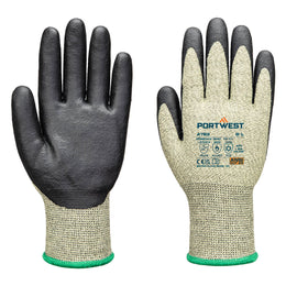 Gant Arc Grip A783 Niveau 3 Coupure F Vert/Noir Taille S-XXXL Portwest