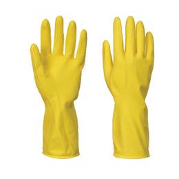 Gant Ménage Latex A800 Jaune Taille M à XL Portwest