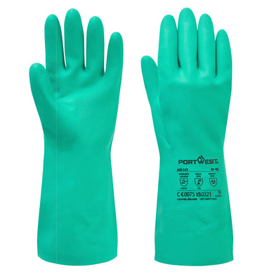 Gant Nitrile Résistant Chimique Grip Doublure Coton