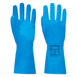 Gant Chimique Nitrile A814 Bleu Taille XS-XXL Portwest