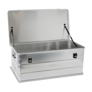 Malle aluminium avec coins de 29L à 425L