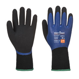 Gant Thermo Pro Glove AP01 Bleu/Noir Taille S-XXXL Portwest