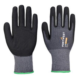 Gant Manutention Éco AP12 SG Grip15 Nitrile Gris/Noir Taille XS-XXXL Portwest