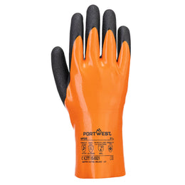 Gant Chimique AP36 Nitrile Double Trempage Orange/Noir Taille S-XXL Portwest