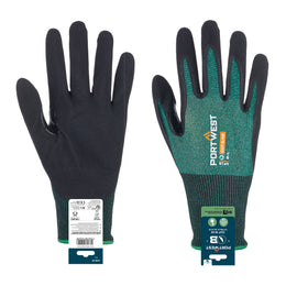 Gant Retail APR12 SG Grip 15 Nitrile Recyclé Gris/Noir Taille XS-XXXL Portwest