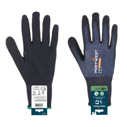 Gant Retail APR12 SG Grip 15 Nitrile Recyclé Gris/Noir Taille XS-XXXL Portwest