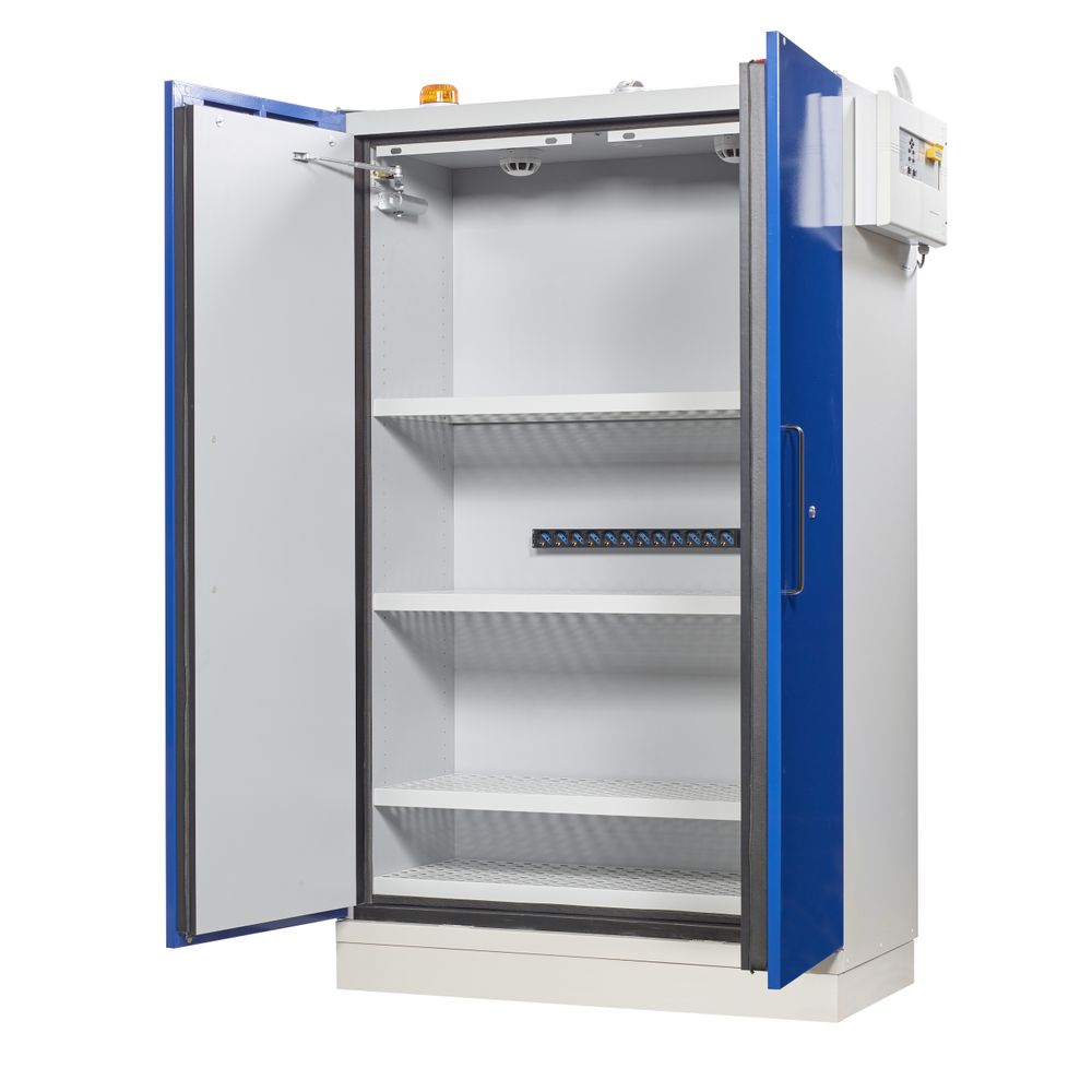 Armoire batteries lithium-ion EN 90 min avec extinction, série E – Justrite 226-LTE