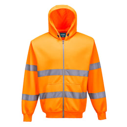Sweat Zip Haute Visibilité à Capuche B305 Portwest