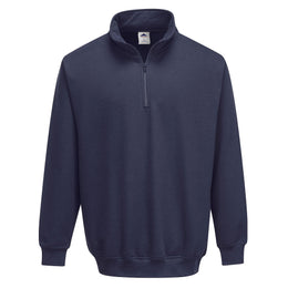 Sweatshirt Col Zippé Sorrento Compatible Détecteur B309 Portwest