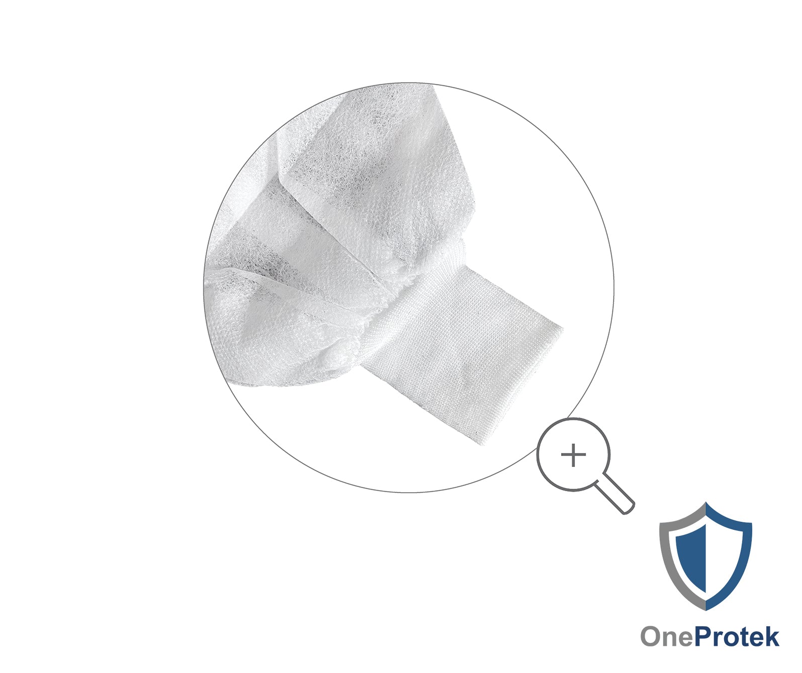 ONEPROTEK Blouses Visiteurs Jetables Fermeture Éclair – Carton de 10 sachets de 10