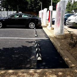 Butée de parking Park-It® en caoutchouc recyclé – Checkers PRK