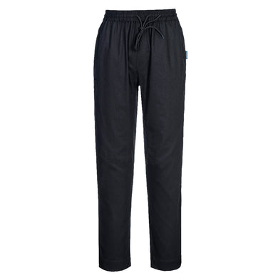 Pantalon de cuisine coton maille aérée