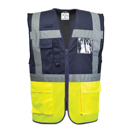 Gilet Executive porte-badge bicolore C276 Portwest