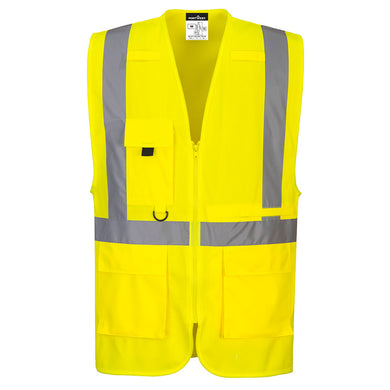 Gilet Executive haute visibilité avec poche pour tablette