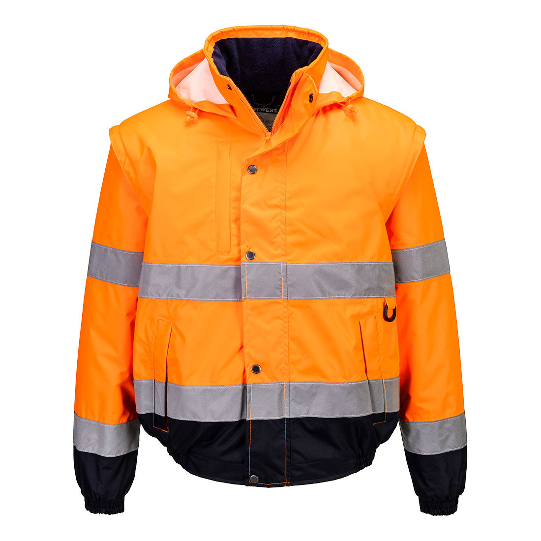 Blouson Aviateur 2-en-1 Manches Amovibles