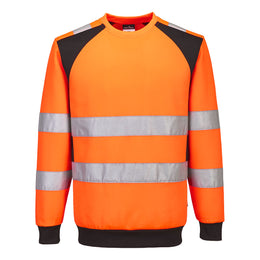 Sweat zippé à col cheminée DX4 Hi-Vis