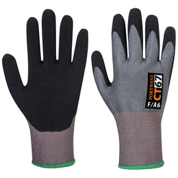 Gant CT Anti-Coupures Mousse Nitrile F13 CT67 Gris/Noir Taille XS-XXL Portwest