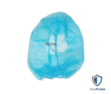 ONEPROTEK Cagoules Jetables PP Non-tissé – Carton de 5 sachets de 100
