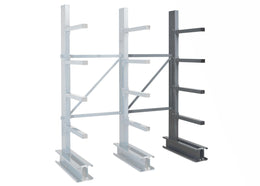 Rayonnage cantilever lourd simple ou double face, H. 2500 mm 4 niveaux