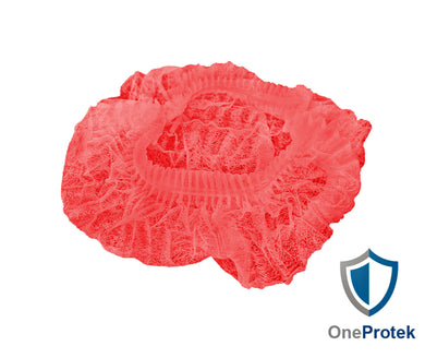 ONEPROTEK Charlottes Jetables Double Élastique – Carton de 20 sachets de 100