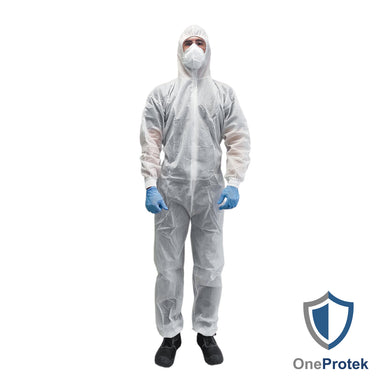 ONEPROTEK Combinaisons Respirantes Jetables SPP 50g/m² – Carton de 50