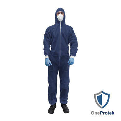ONEPROTEK Combinaisons Respirantes Jetables SPP 50g/m² – Carton de 50